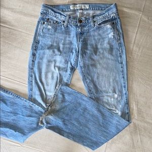 Abercrombie and Fitch distressed Madison jeans